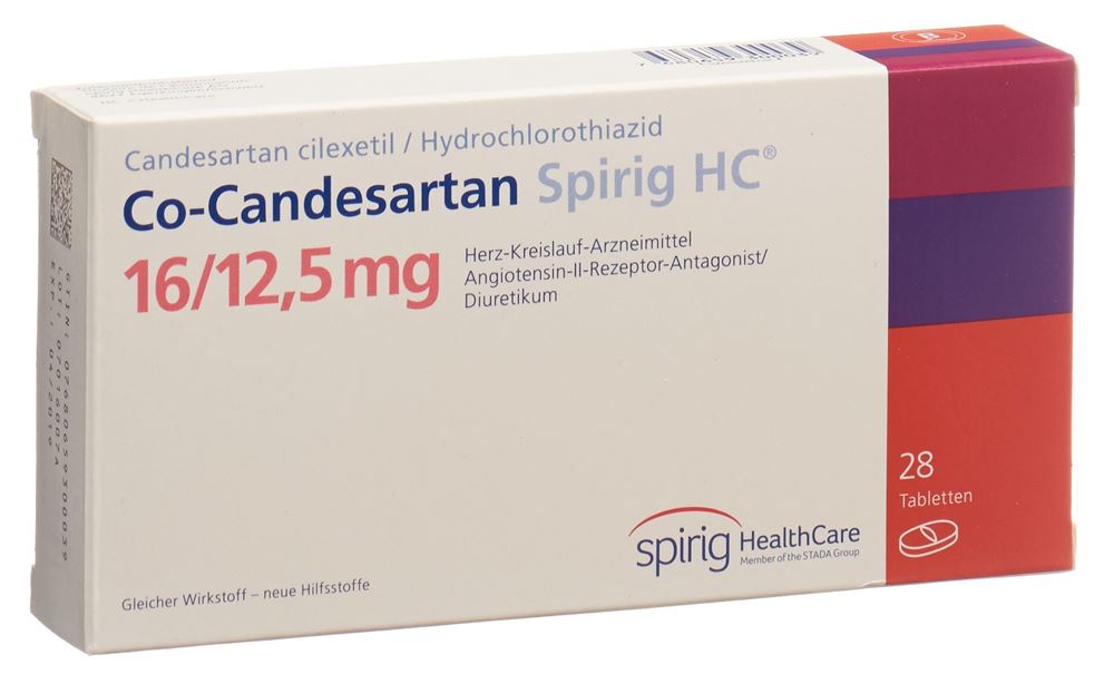 CO-CANDESARTAN Spirig HC cpr 16/12.5mg 28 pc