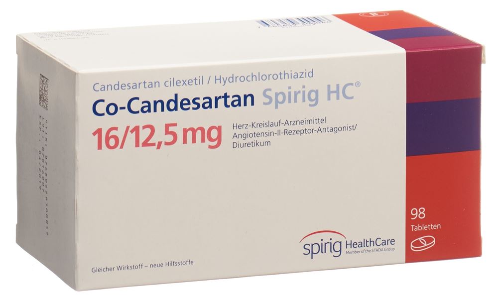 CO-CANDESARTAN Spirig HC cpr 16/12.5mg 98 pc