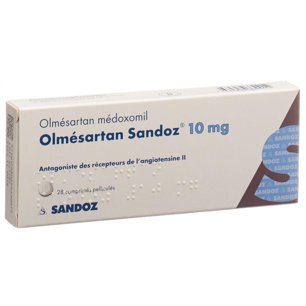 OLMESARTAN Sandoz cpr pell 10 mg 28 pce