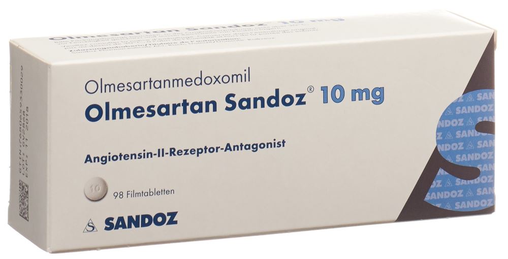 OLMESARTAN Sandoz cpr pell 10 mg 98 pce
