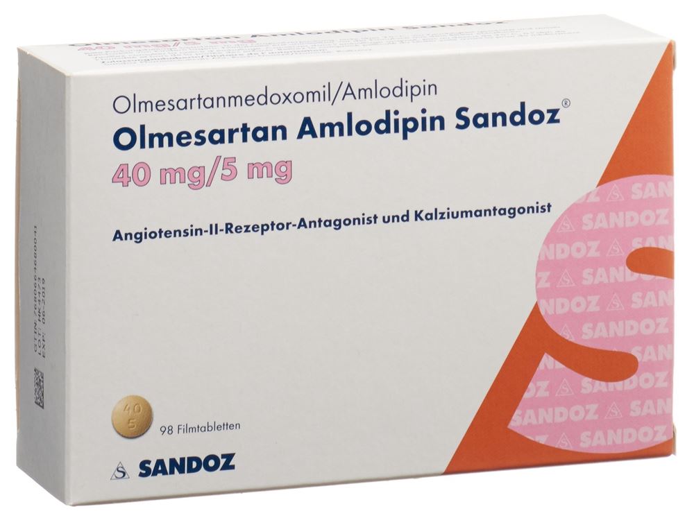 OLMESARTAN Sandoz cpr pell 40 mg 98 pce