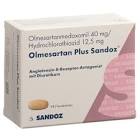 Olmesartan Plus Sandoz 40 mg/12,5 mg, Filmtabletten