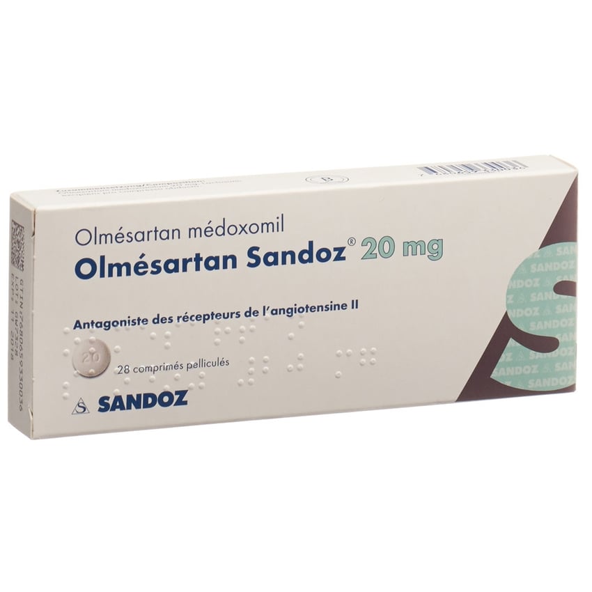 Olmesartan Plus Sandoz 40 mg/25 mg, Filmtabletten