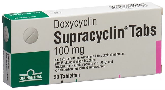 DOXYCYCLIN Mepha cpr 100 mg 20 pce