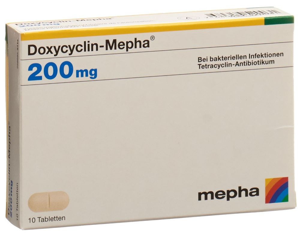 DOXYCYCLIN Mepha cpr 200 mg 10 pce