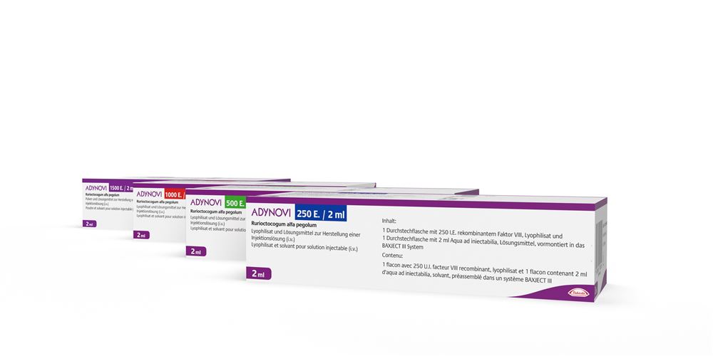 ADYNOVI subst sèche 1000 UI/2ml cum solv set