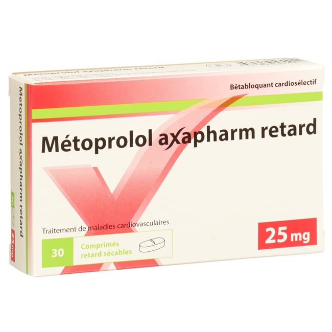 METOPROLOL Axapharm cpr ret 25 mg 30 pce