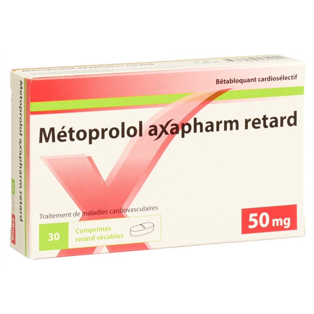 METOPROLOL axapharm cpr ret 50 mg 30 pce