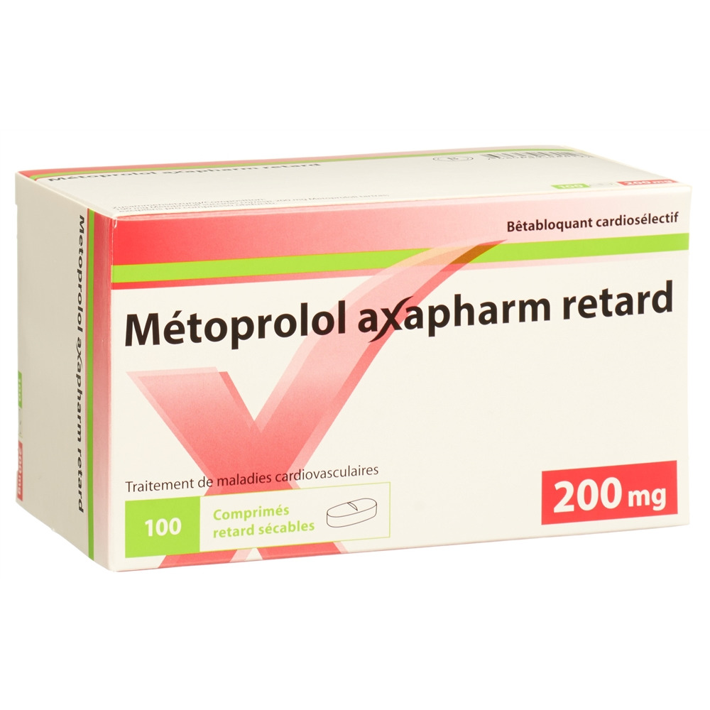 METOPROLOL axapharm cpr ret 200 mg 100 pce
