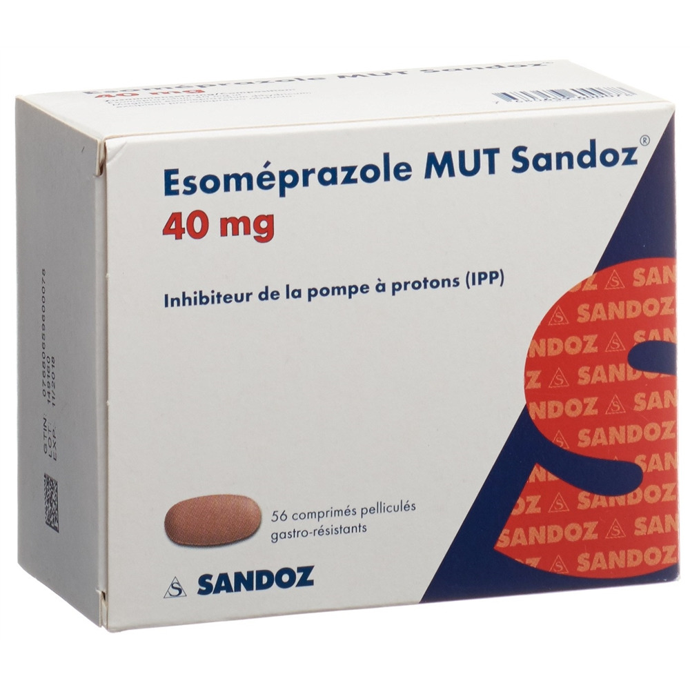 ESOMEPRAZOLE MUT Sandoz cpr pell 40 mg 56 pce
