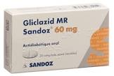 GLICLAZID MR Sandoz cpr ret 60 mg 90 pce