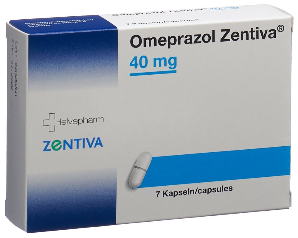 OMEPRAZOL Zentiva caps 40 mg 7 pce