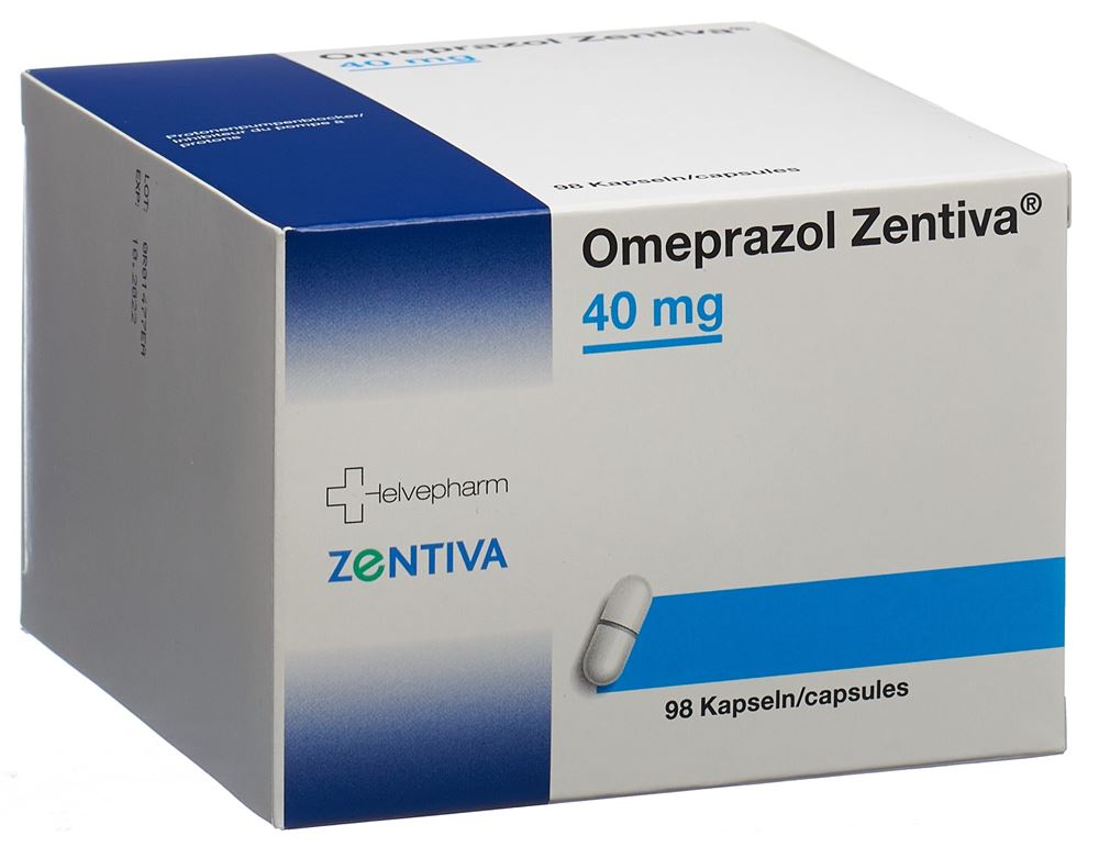 OMEPRAZOL Zentiva caps 40 mg 98 pce