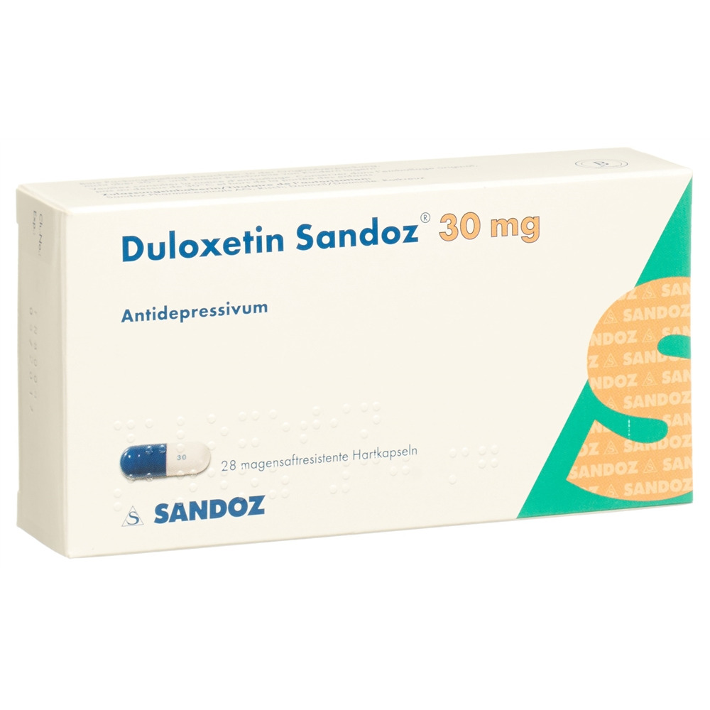 DULOXETIN Sandoz caps 30 mg 28 pce