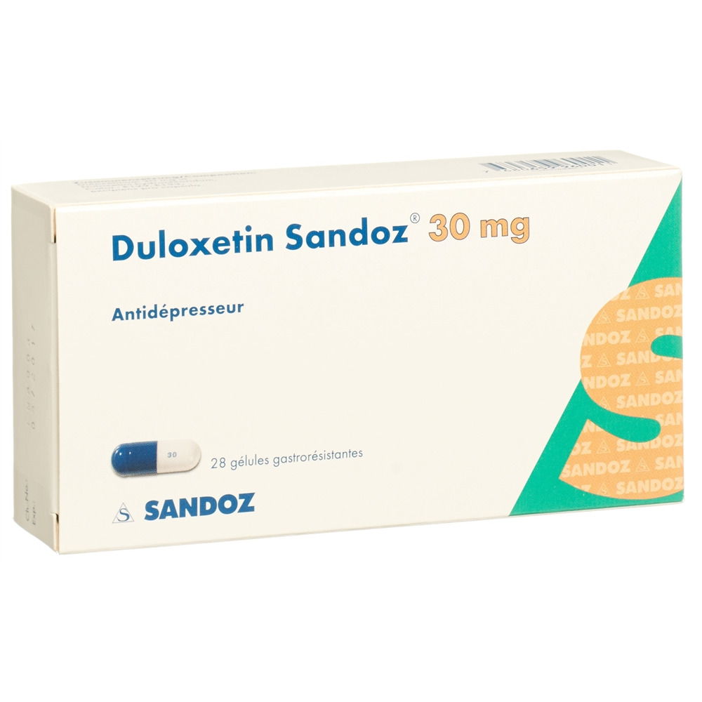 DULOXETIN Sandoz caps 30 mg 28 pce