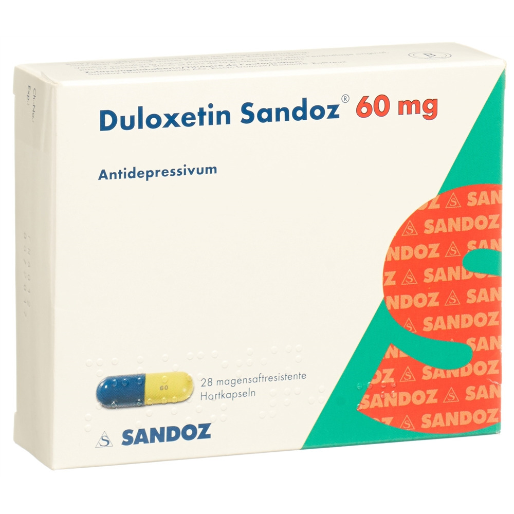 DULOXETIN Sandoz caps 60 mg 28 pce