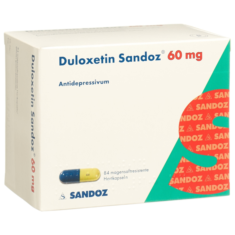 DULOXETIN Sandoz caps 60 mg 84 pce