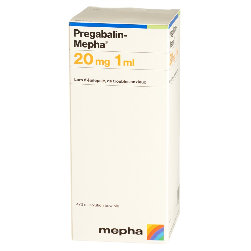 PREGABALIN Mepha sol buvable 20 mg/ml 473 ml
