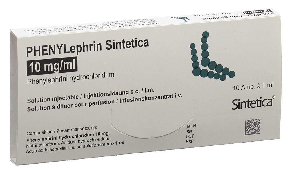 PHENYLEPHRIN Sintetica 10 mg/ml 10 amp 1 ml