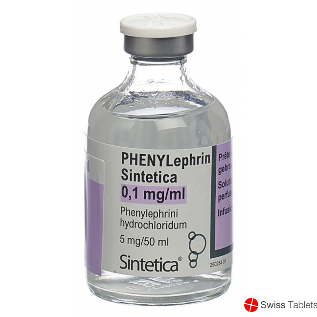 Phenylephrin Sintetica 0.1 mg/ml, soluzione iniettabile o per infusione (i.v.)