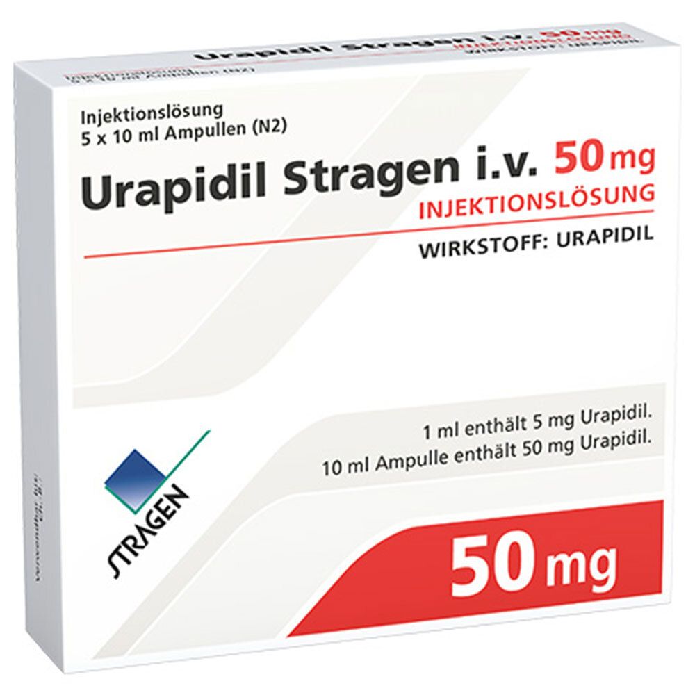 Urapidil Stragen i.v. 50 mg, solution injectable