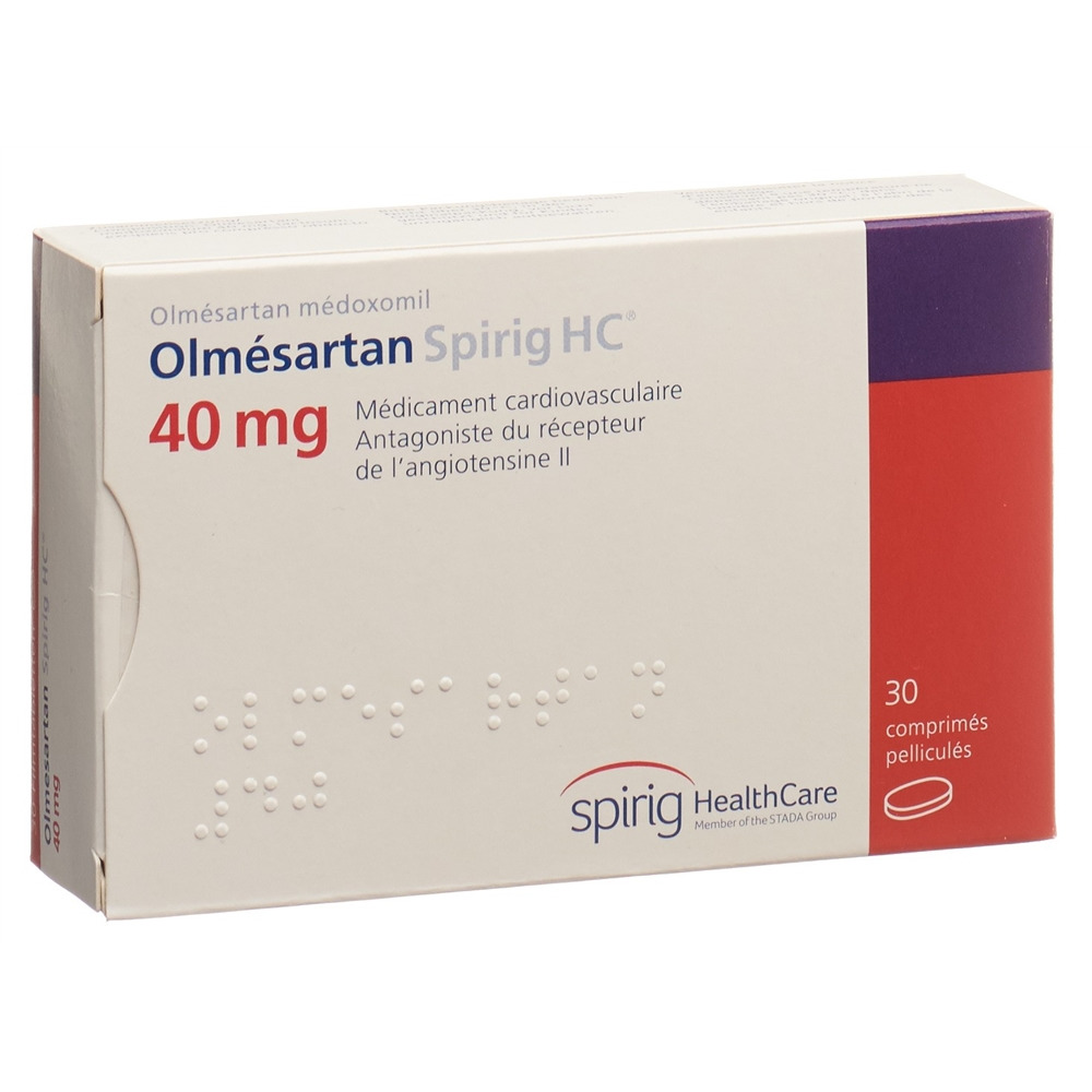 Olmesartan Spirig HC 40mg, Filmtabletten