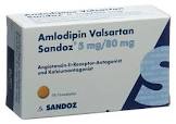 AMLODIPINE VALSARTAN Sandoz cpr pell 5/80 98 pce