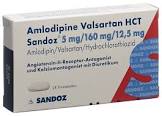 Amlodipin Valsartan HCT Sandoz 5 mg/160 mg/12.5 mg, Filmtabletten
