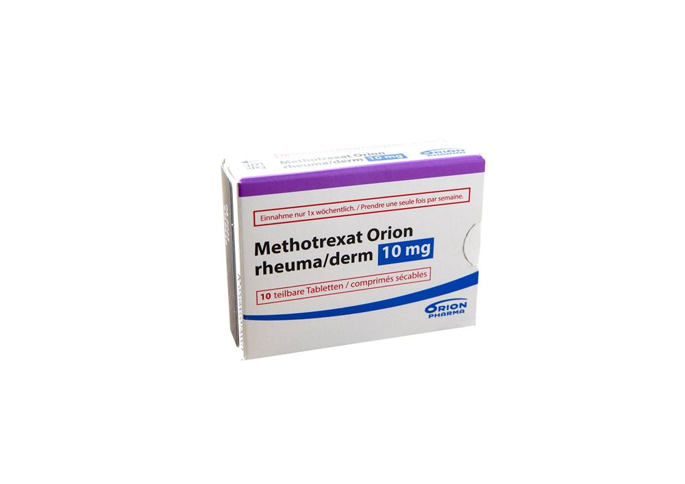 METHOTREXAT Orion rheuma/derm 10 mg blist 10 pce