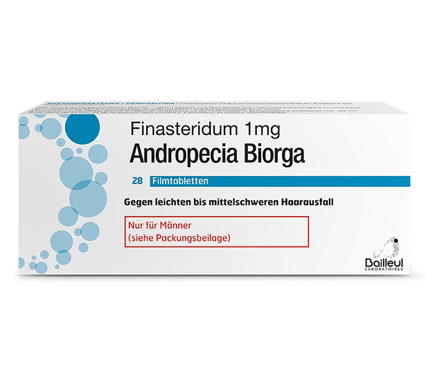 ANDROPECIA Biorga cpr pell 1 mg 28 pce