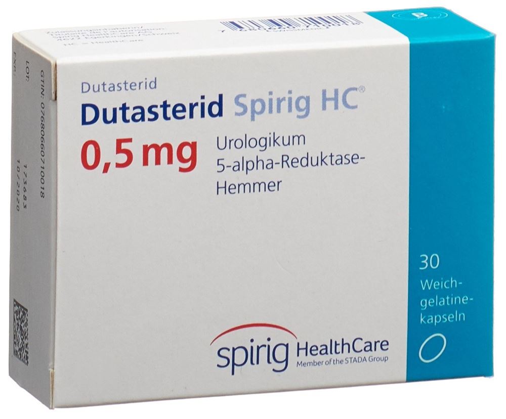 DUTASTERID Spirig HC caps moll 0.5 mg 30 pce