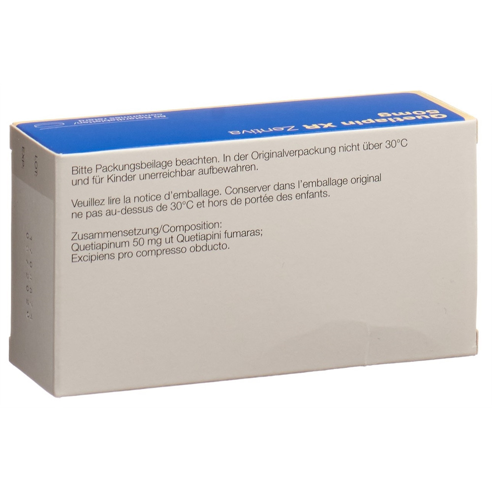 QUETIAPIN XR Zentiva cpr ret 50 mg 60 pce