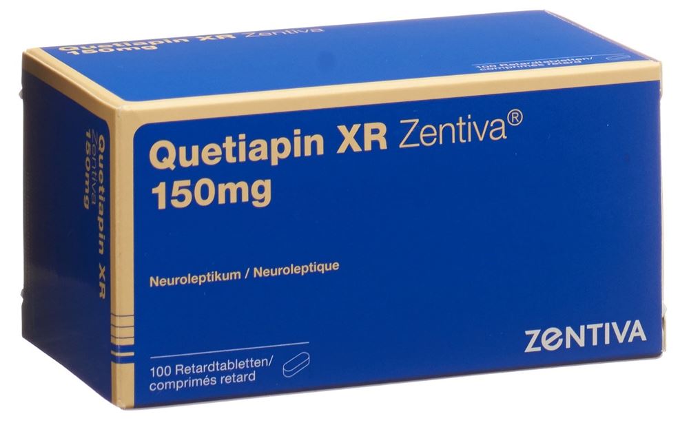 QUETIAPIN XR Zentiva cpr ret 150 mg 100 pce