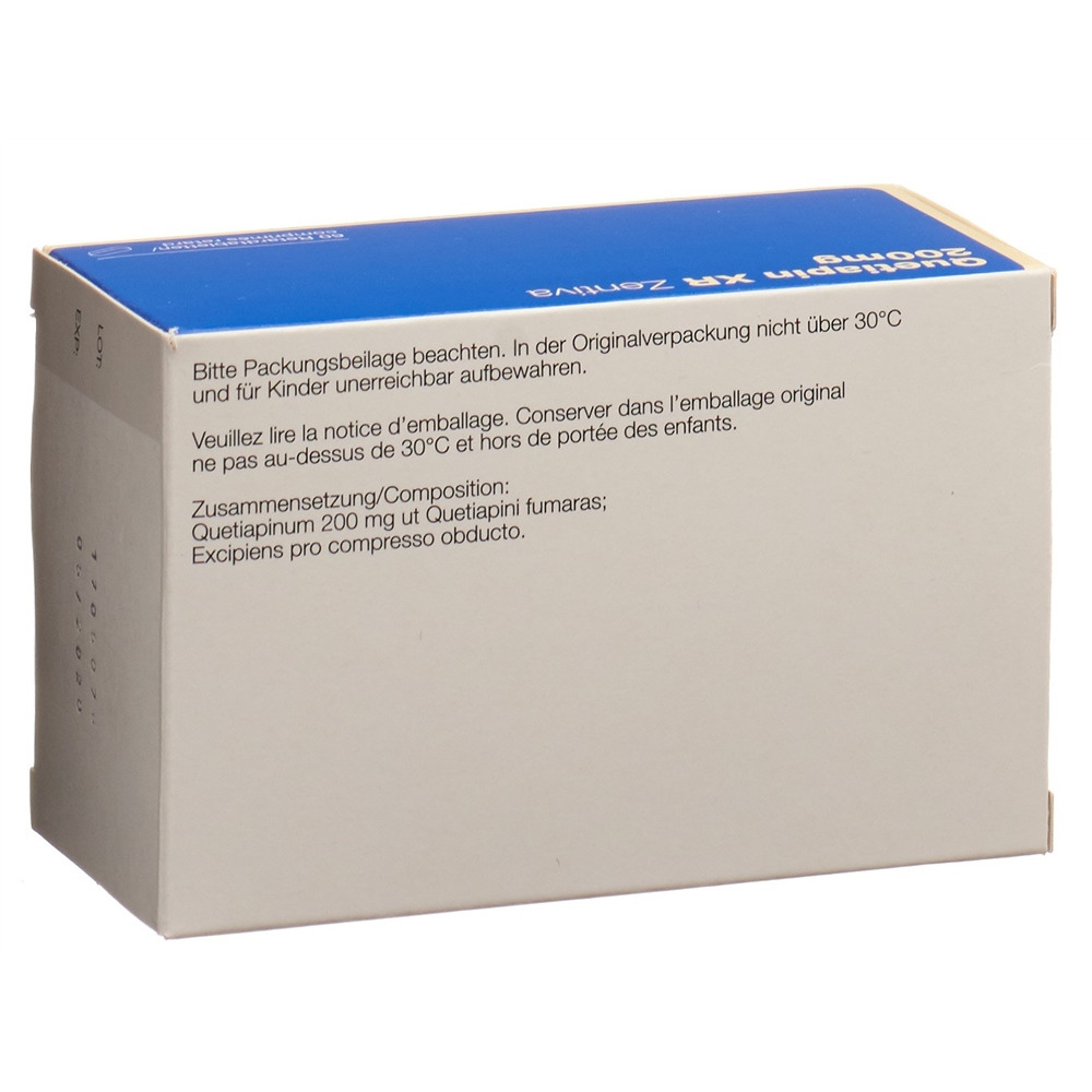 QUETIAPIN XR Zentiva cpr ret 200 mg 60 pce