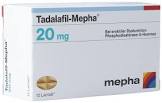 Tadalafil-Mepha 20 mg, Filmtabletten