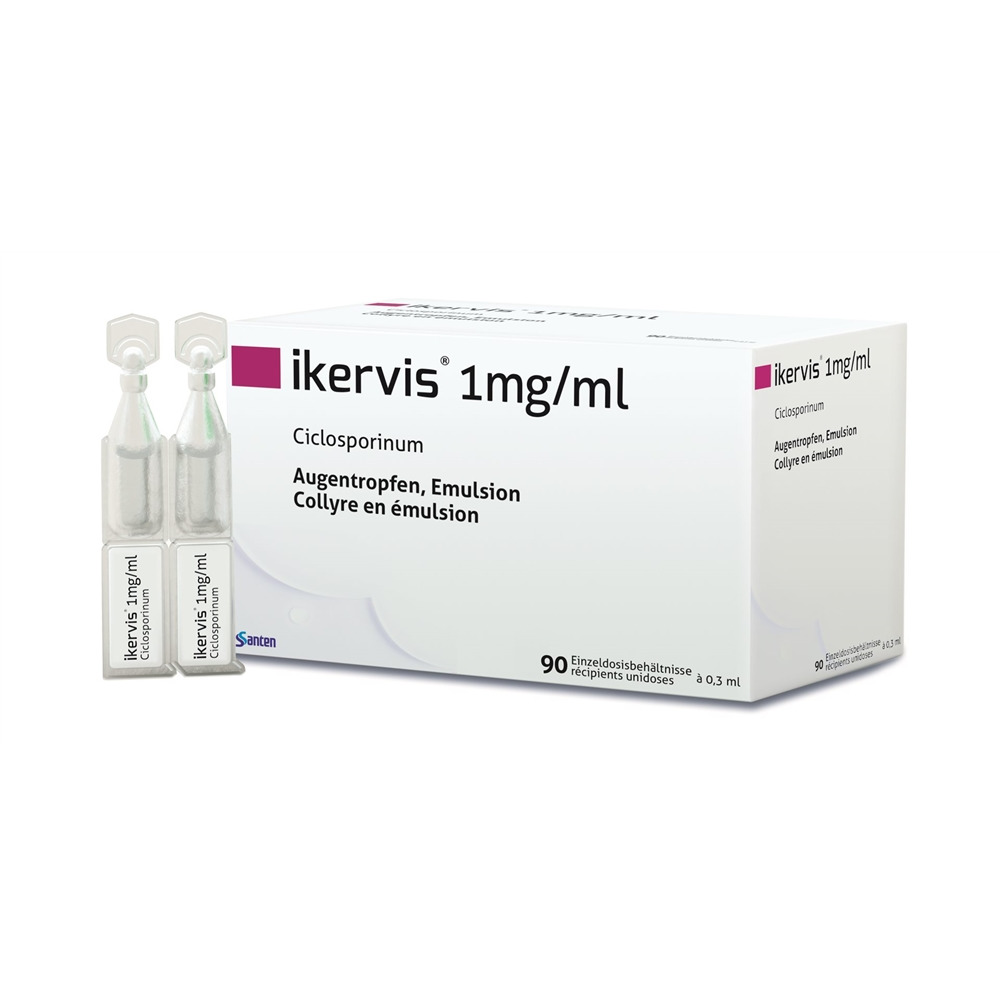 IKERVIS gtt opht 1 mg/ml 30 monodos 0.3 ml