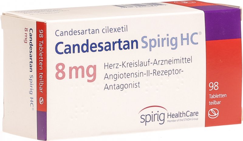 Candesartan Spirig HC 8 mg, Tabletten