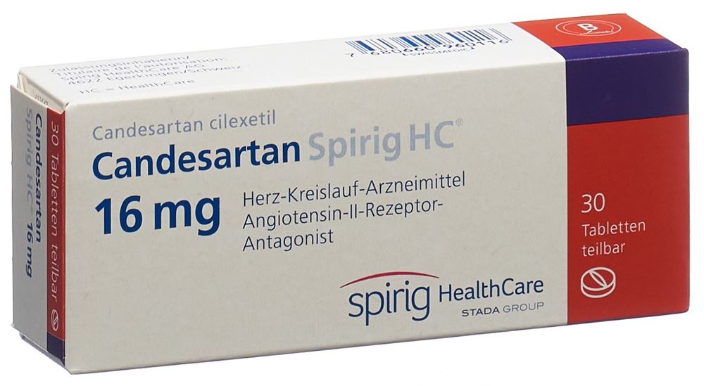 CANDESARTAN Spirig HC cpr 16 mg 30 pce