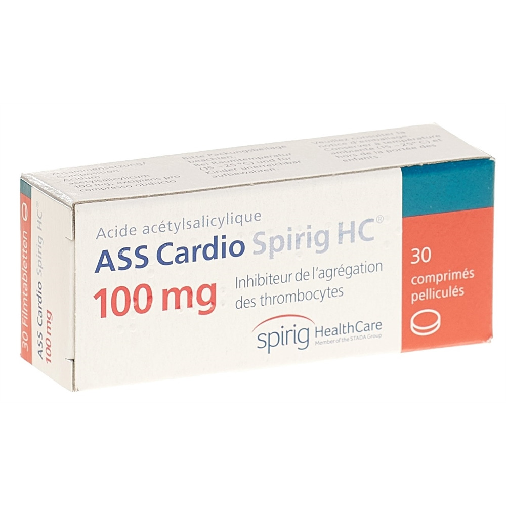 ASS Cardio Spirig HC cpr pellic 100 mg 30 pce
