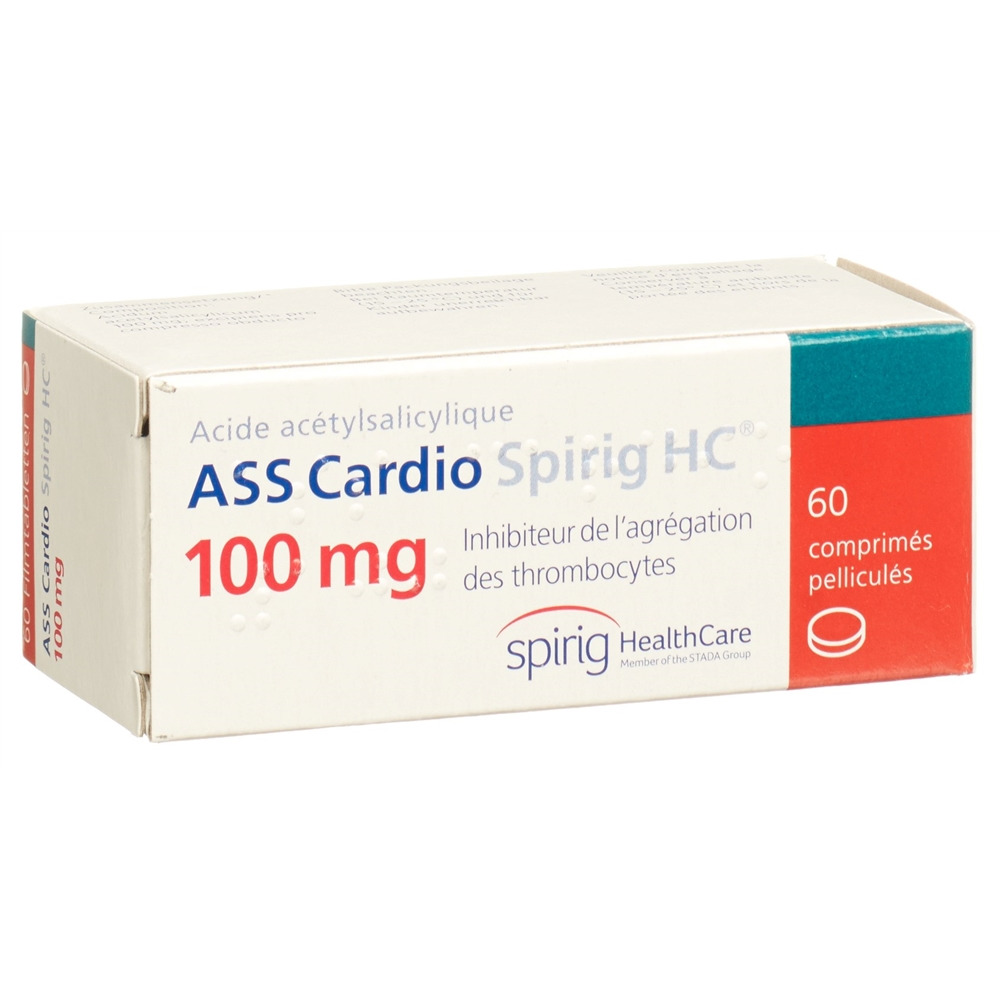 ASS Cardio Spirig HC cpr pellic 100 mg 60 pce