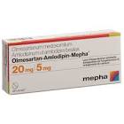 Olmesartan-Amlodipin-Mepha 20 mg/5 mg, Filmtabletten