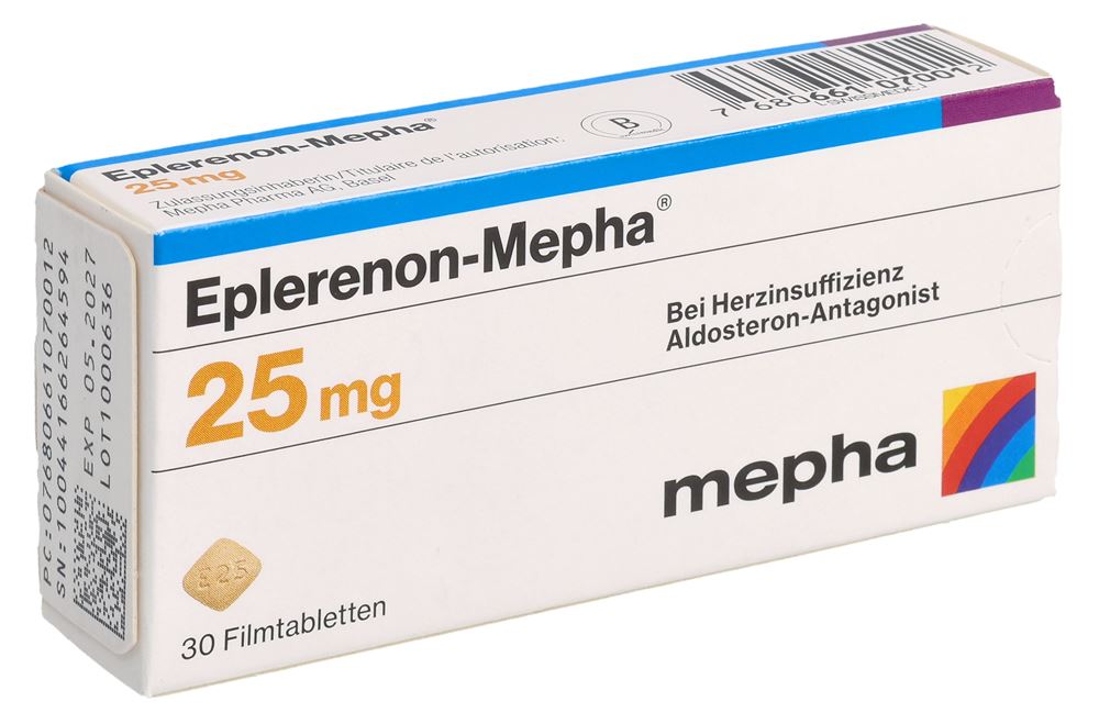 EPLERENON Mepha cpr pell 25 mg 30 pce