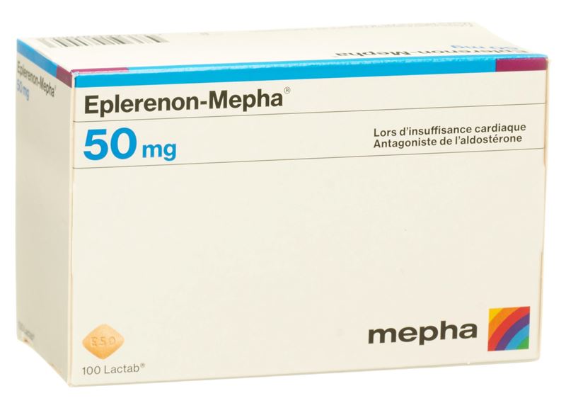 EPLERENON Mepha cpr pell 50 mg 100 pce