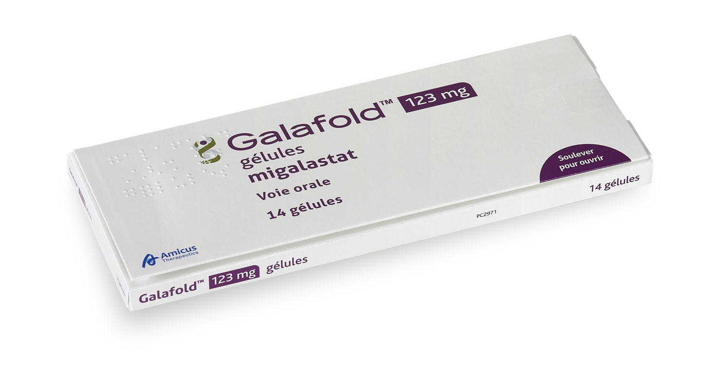 Galafold 123 mg, Kapseln