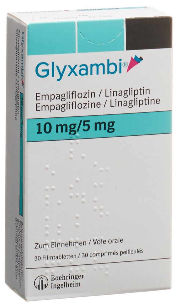 GLYXAMBI cpr pell 10mg/5mg 30 pce