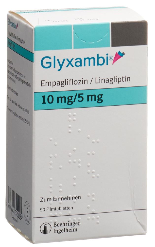 GLYXAMBI cpr pell 10mg/5mg 90 pce