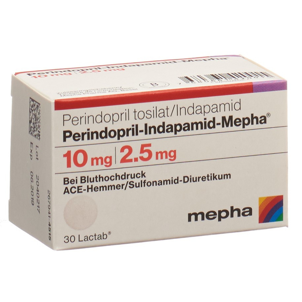 PERINDOPRIL Indapamid-Mepha 10/2.5 bte 30 pce