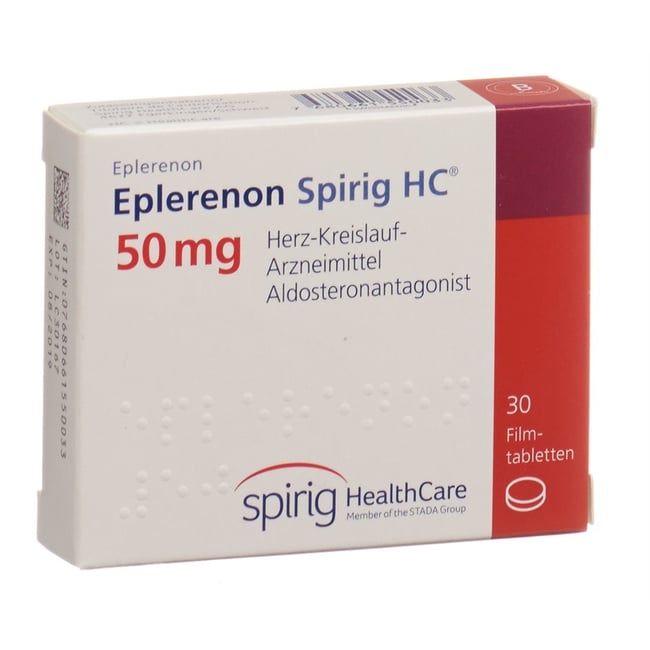 EPLERENONE Spirig HC cpr pell 50 mg 30 pce
