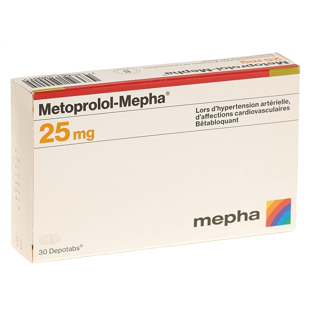 METOPROLOL Mepha depotabs 25 mg 30 pce
