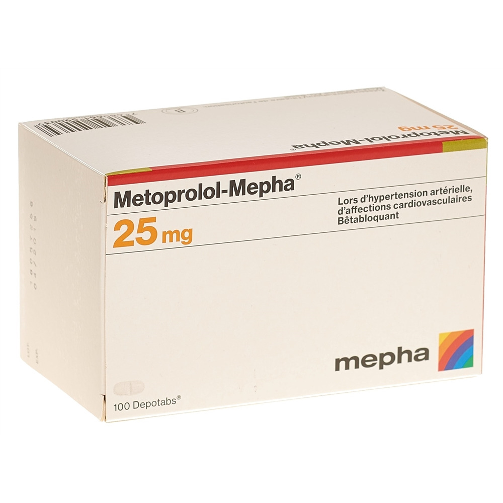 METOPROLOL Mepha depotabs 25 mg 100 pce